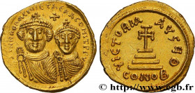 HERACLIUS and HERACLIUS CONSTANTINE
Type : Solidus 
Date : 616-625 
Mint name / Town : Constantinople 
Metal : gold 
Millesimal fineness : 1.000  ‰
Di...