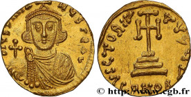 JUSTINIAN II
Type : Solidus 
Date : 687-692 
Mint name / Town : Constantinople 
Metal : gold 
Diameter : 19  mm
Orientation dies : 6  h.
Weight : 4,47...