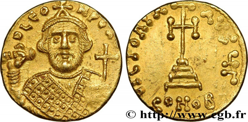 LEONTIUS
Type : Solidus 
Date : c. 695-698 
Mint name / Town : Constantinople 
M...