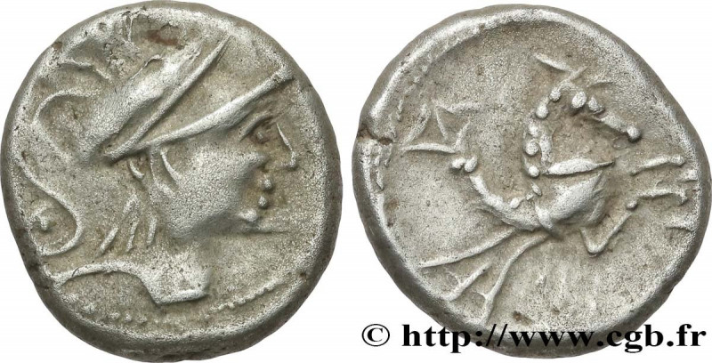 GALLIA - ALLOBROGES (Dauphiné area)
Type : Denier à l’hippocampe, tête à droite ...