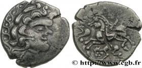 GALLIA - AULERCI DIABLINTES (Area of Jublain)
Type : Statère de billon au personnage allongé 
Date : Ier siècle avant J.-C. 
Mint name / Town : Mayenn...