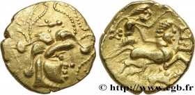 GALLIA - BAÏOCASSES (Area of Bayeux)
Type : Statère d’électrum aux sangliers 
Date : IIe - Ier siècles AC. 
Mint name / Town : Bayeux (14) 
Metal ...