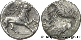 MASSALIA - MARSEILLE
Type : “Drachme légère” ou tétrobole, incuse de revers 
Date : c. 121-49 AC. 
Mint name / Town : Marseille (13) 
Metal : silver 
...
