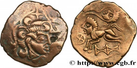 GALLIA - ARMORICA - OSISMII (Area of Carhaix - Finistère)
Type : Statère dit “à la barrière” 
Date : c. 80-50 AC. 
Mint name / Town : Brest (29) 
Meta...