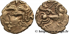 GALLIA - ARMORICA - OSISMII (Area of Carhaix - Finistère)
Type : Quart de statère dit “à la tente”, trésor de Guingamp 
Date : c. 80-50 AC. 
Mint name...