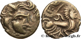 GALLIA - ARMORICA - OSISMII (Area of Carhaix - Finistère)
Type : Quart de statère dit “à la tente”, trésor de Guingamp 
Date : c. 80-50 AC. 
Mint name...