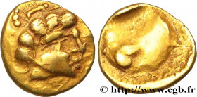 VENETI (Area of Vannes)
Type : Quart de statère d’or au sanglier en cimier 
Date : IIe siècle avant J.-C. 
Mint name / Town : Vannes (56) 
Metal : gol...
