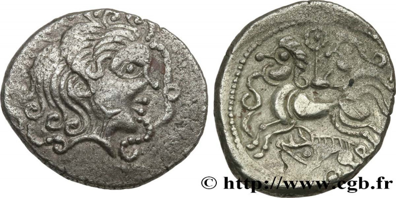 VENETI (Area of Vannes)
Type : Statère d'argent, classe IV 
Date : c. 60-50 AC. ...