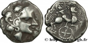 VENETI (Area of Vannes)
Type : Statère d'argent à la roue 
Date : c. 60-50 AC. 
Mint name / Town : Vannes (56) 
Metal : silver 
Diameter : 20  mm
Orie...