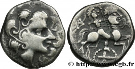 VENETI (Area of Vannes)
Type : Statère d'argent à la roue 
Date : c. 60-50 AC. 
Mint name / Town : Vannes (56) 
Metal : silver 
Diameter : 20  mm
Orie...