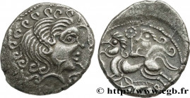 VENETI (Area of Vannes)
Type : Statère d'argent, classe IV 
Date : c. 60-50 AC. 
Mint name / Town : Vannes (56) 
Metal : silver 
Diameter : 21  mm
Ori...