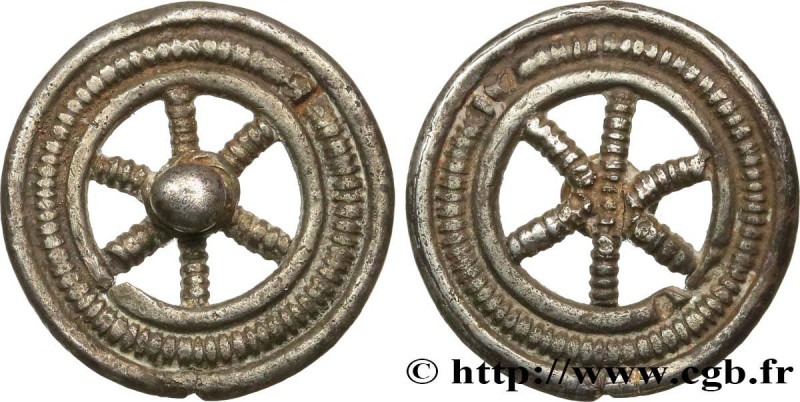 "ROUELLES"
Type : Rouelle en argent à six rayons 
Date : Ier siècle avant J.-C. ...