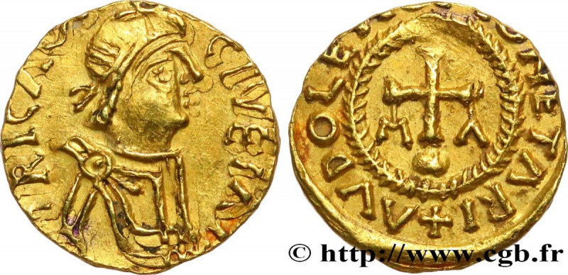 TROYES (TRECAS)
Type : Triens, monétaire AVDOLENVS 
Date : (VIIe siècle) 
Mint n...