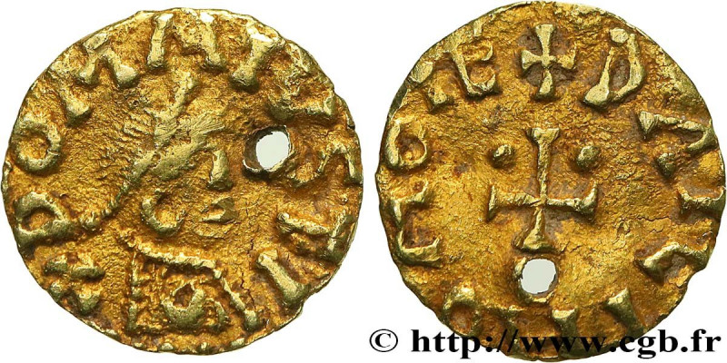 UNSPECIFIED MINT
Type : Triens 
Date : c. 600-675 
Mint name / Town : Atelier in...