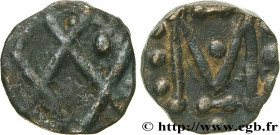 MEROVINGIAN COINAGE - MARSEILLE (MASSILIA)
Type : Denier au M 
Date : (c. 700-750) 
Mint name / Town : Marseille (13) 
Metal : silver 
Diameter : 10,5...