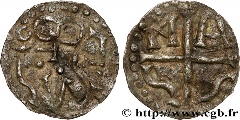 CHARLEMAGNE
Type : Denier 
Date : n.d. 
Mint name / Town : Marseille 
Metal : si...