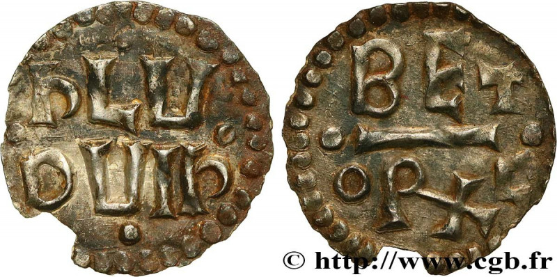 LOUIS THE PIOUS
Type : Denier 
Date : c. 771-793/4 
Date : n.d. 
Mint name / Tow...