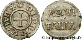 PÉPIN II OF AQUITAINE
Type : Obole 
Date : c. 845-848 
Mint name / Town : Aquitaine 
Metal : silver 
Diameter : 15,5  mm
Orientation dies : 3  h.
Weig...