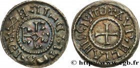 CHARLES II LE CHAUVE / THE BALD
Type : Obole 
Date : c. 864-875 
Date : n.d. 
Mint name / Town : Orléans 
Metal : silver 
Diameter : 16  mm
Orientatio...