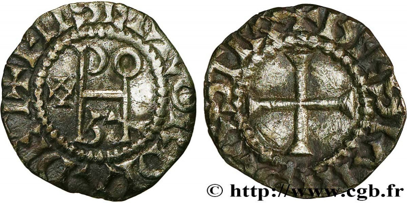 ODO
Type : Obole 
Date : c. 888-898 
Mint name / Town : Blois 
Metal : silver 
D...