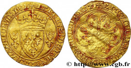 CHARLES VII LE BIEN SERVI / THE WELL-SERVED
Type : Écu d'or à la couronne ou écu neuf 
Date : 28/01/1436 
Mint name / Town : Montpellier 
Metal : gold...