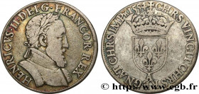 HENRY II
Type : Teston au buste lauré, 1er type, fabriqué au moulin 
Date : 1554 
Mint name / Town : Paris, Moulin des Étuves 
Quantity minted : 54460...