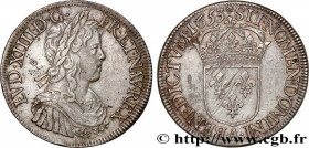LOUIS XIV "THE SUN KING"
Type : Écu à la mèche longue 
Date : 1653 
Mint name / Town : Paris 
Quantity minted : 657840 
Metal : silver 
Millesimal fin...