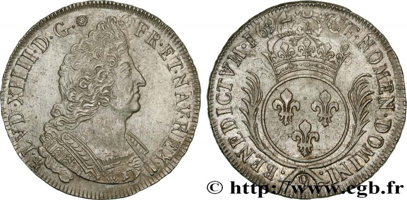 LOUIS XIV "THE SUN KING"
Type : Écu aux palmes 
Date : 1694 
Mint name / Town : ...