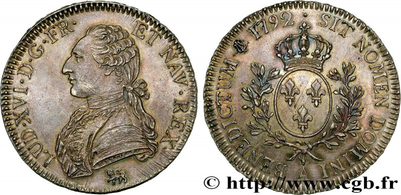 LOUIS XVI
Type : Écu dit “aux branches d'olivier” 
Date : 1792 
Mint name / Town...