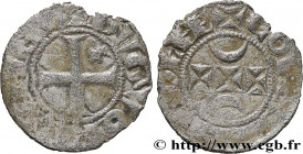 ANGOUMOIS - COUNTY OF ANGOULÊME - HUGH XIII CALLED "THE BROWN"
Type : Denier 
Date : c. 1250 
Date : s.d. 
Mint name / Town : Lusignan ? 
Metal : silv...