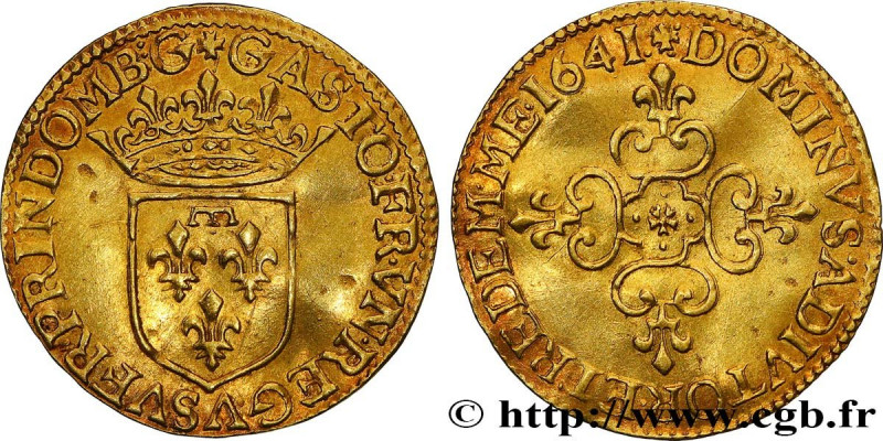 DOMBES - PRINCIPALITY OF DOMBES - GASTON OF ORLEANS
Type : Écu d'or au soleil 
D...