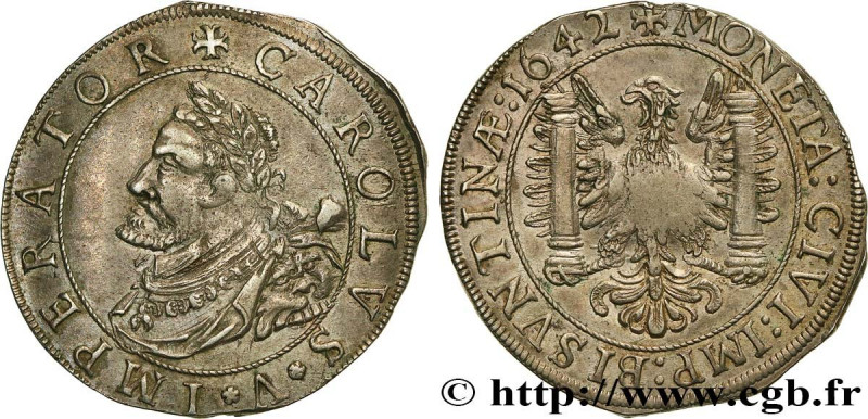 TOWN OF BESANCON - COINAGE STRUCK IN THE NAME OF CHARLES V
Type : Demi-daldre 
D...