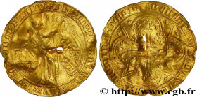 FLANDERS - COUNTY OF FLANDERS - PHILIP THE BOLD
Type : Ange d'or 
Date : n.d. 
Mint name / Town : Bruges 
Metal : gold 
Diameter : 31,5  mm
Orientatio...