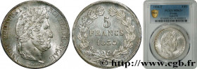 LOUIS-PHILIPPE I
Type : 5 francs IIe type Domard 
Date : 1834 
Mint name / Town : Nantes 
Quantity minted : 2.118.377 
Metal : silver 
Diameter : 37  ...