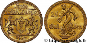 DANZIG (Free City of)
Type : 25 Gulden 
Date : 1930 
Mint name / Town : Berlin 
Quantity minted : 4000 
Metal : gold 
Millesimal fineness : 917  ‰
Dia...