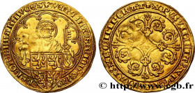 BRABANT - DUCHY OF BRABANT - JOANNA AND WENCESLAUS
Type : Pieter d'or ou gouden peter ou piètre d'or 
Date : c. 1380-1381 
Mint name / Town : Louvain ...