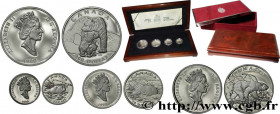 CANADA
Type : Coffret Proof Platine - 4 monnaies Ours Polaire (Polar Bear) 
Date : 1990 
Quantity minted : 3500 
Metal : platinum 
Millesimal fineness...