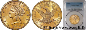 UNITED STATES OF AMERICA
Type : 10 Dollars or "Liberty" 
Date : 1899 
Mint name / Town : Philadelphie 
Quantity minted : 1262305 
Metal : gold 
Milles...