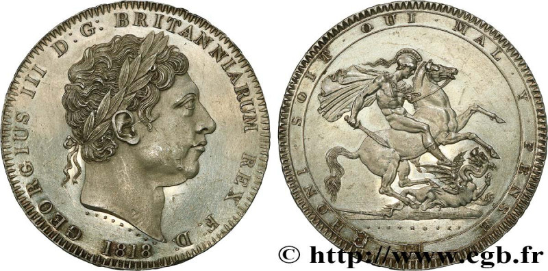 GREAT BRITAIN - GEORGE III
Type : Crown 
Date : (an 58) 
Mint name / Town : Lond...