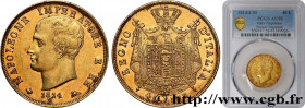 ITALY - KINGDOM OF ITALY - NAPOLEON I
Type : 40 Lire 
Date : 1814/4 
Mint name / Town : Milan 
Quantity minted : 264018 
Metal : gold 
Millesimal fine...