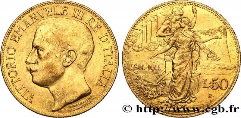 ITALY - KINGDOM OF ITALY - VICTOR-EMMANUEL III
Type : 50 Lire 
Date : 1911 
Mint...
