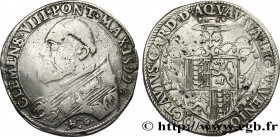 ITALY - PAPAL STATES - CLEMENT VIII (Ippolito Aldobrandini)
Type : Piastre  
Date : 1599 
Mint name / Town : Rome 
Quantity minted : - 
Metal : silver...