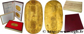 JAPAN
Type : Koban Keicho 
Date : 1601-1695 
Quantity minted : - 
Metal : gold 
Millesimal fineness : 857  ‰
Diameter : 71  mm
Orientation dies : 6  h...