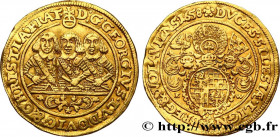 POLAND - SILESIA - GEORGE, LOUIS AND CHRISTIAN
Type : Ducat d’or 
Date : (1486-1495) 
Date : 1658 
Quantity minted : - 
Metal : gold 
Diameter : 22  m...