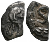 Archaic. Circa 525-475 BC. Cut AR Fragment.

Weight: 4.3 gr
Diameter: 24 mm