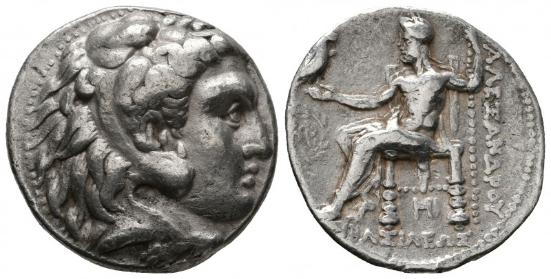 MACEDONIAN KINGDOM. Alexander III the Great (336-323 BC). AR tetradrachm. Posthu...