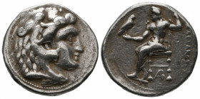 Kingdom of Macedon, Alexander III 'the Great' AR Tetradrachm.

Weight: 16.9 gr
Diameter: 26 mm
