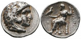 Kingdom of Macedon, Alexander III 'the Great' AR Tetradrachm.

Weight: 17.0 gr
Diameter: 27mm