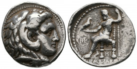 MACEDONIAN KINGDOM. Alexander III the Great (336-323 BC). AR tetradrachm. Posthumous issue of Babylon.

Weight: 16.9 gr
Diameter: 27 mm