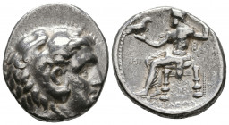 MACEDONIAN KINGDOM. Alexander III the Great (336-323 BC). AR tetradrachm. Posthumous issue of Babylon.

Weight: 17.0 gr
Diameter: 27 mm